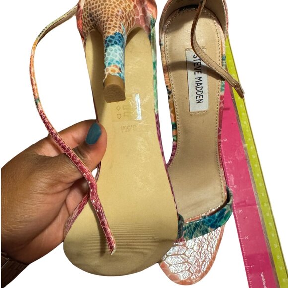 Steve Madden Size 8.5 Floral - Picture 4 of 5